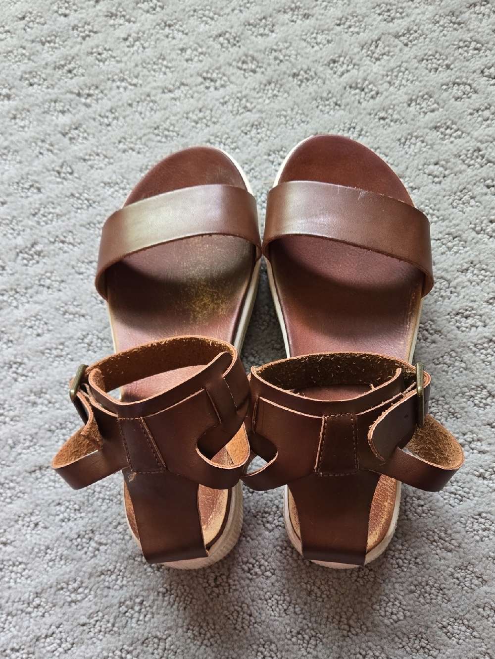 Mia Ellen Platform Sandal - Cognac